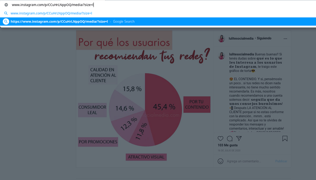 como descargar fotos de instagram 2021