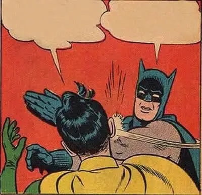 meme batman robin