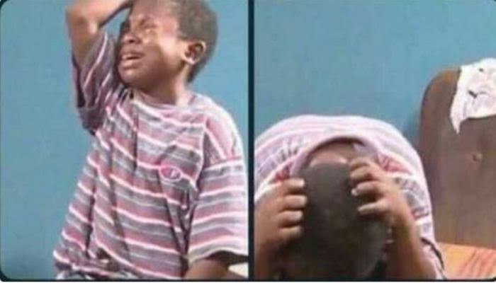 meme chico llorando