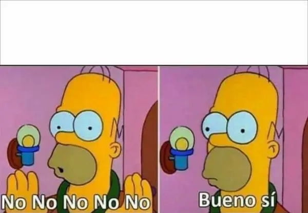 meme homero no si